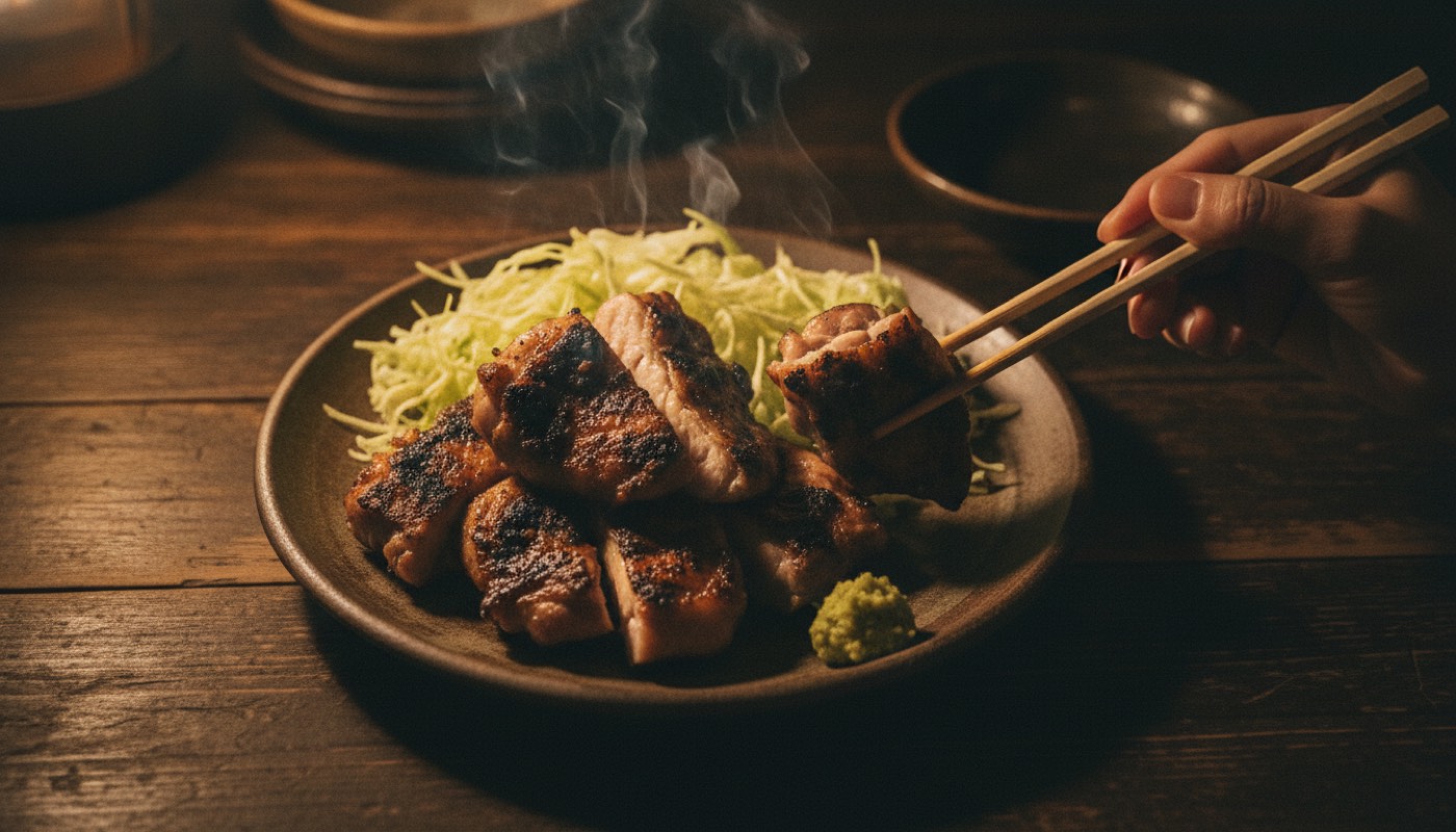 炭火もも焼き