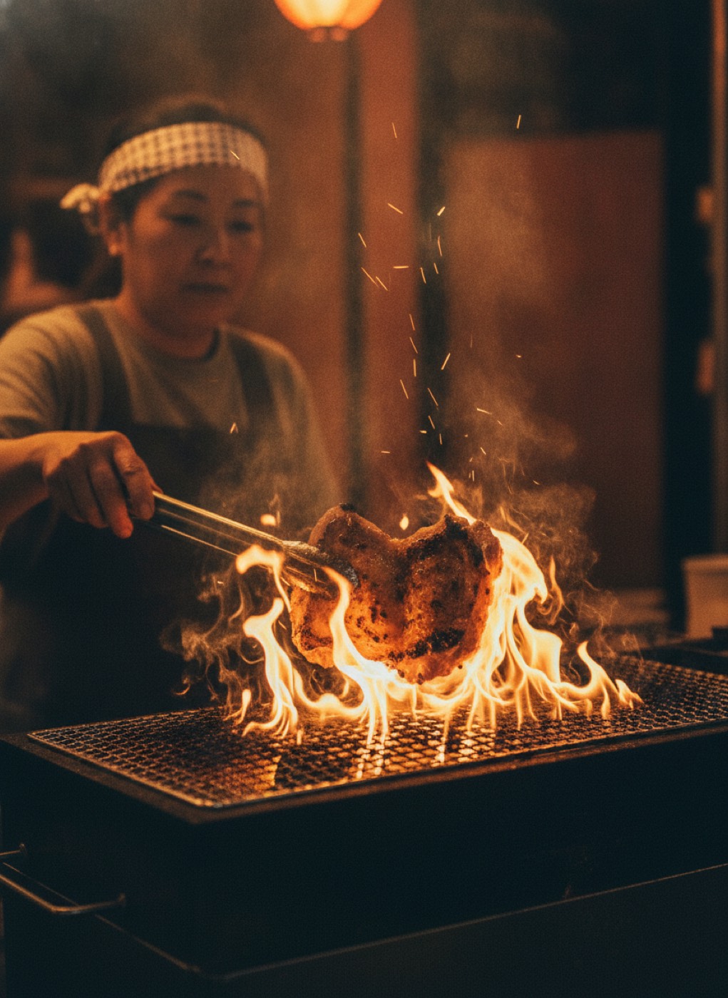 炭火でもも焼きを焼く、宮崎ペイフォワードのライブ感